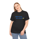Dobryj vechir my z Dnipra tshirt | Ukraine merch | Support ukraine