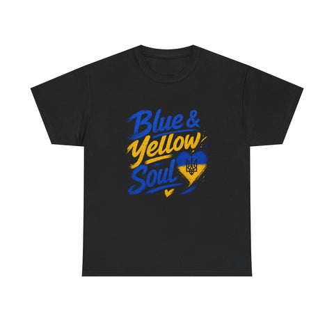 Blue & Yellow Soul tshirt | Ukraine Shirt | Ukrainian pride shirt