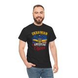 Ukrainian by Blood, American by Choice tshirt | Ukraine Shirt | Stand with Ukraine