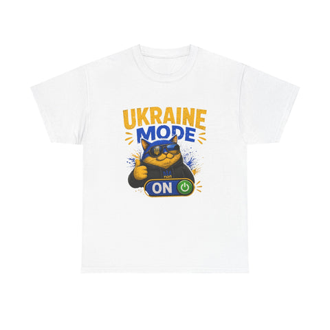 Ukraine Mode ON tshirt | Ukraine Shirt | Ukrainian pride shirt