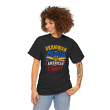 Ukrainian by Blood, American by Choice tshirt | Ukraine Shirt | Stand with Ukraine