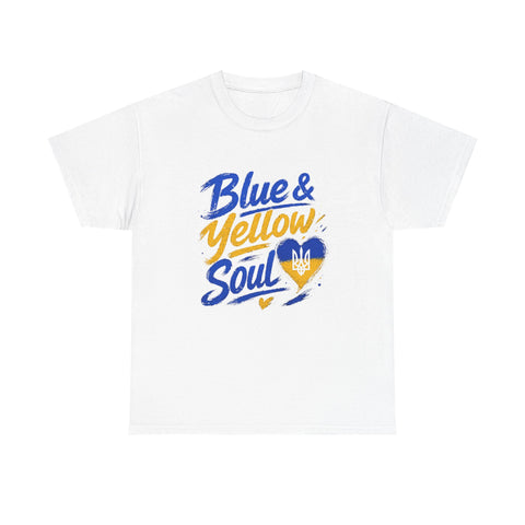 Blue & Yellow Soul tshirt | Ukraine Shirt | Ukrainian pride shirt