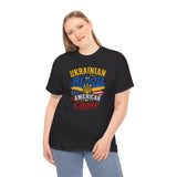 Ukrainian by Blood, American by Choice tshirt | Ukraine Shirt | Stand with Ukraine