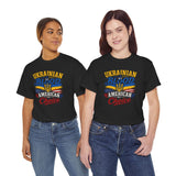 Ukrainian by Blood, American by Choice tshirt | Ukraine Shirt | Stand with Ukraine